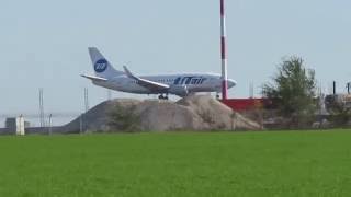 "UTair" Boeing 737-524 landing at Samara(KUF)