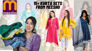 15+ *Trendy & Stylish* Meesho Kurta Sets Haul For Summers #meeshohaul