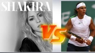 SHAKIRA VS RAFAEL NADAL || HIGHER OR LOWER ||