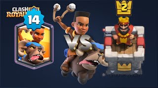 Can Level 14 Ram Rider 3 Crown Level 2 Towers?