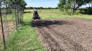 More lawn tractor plow testing