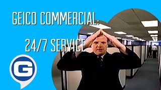 GEICO Commercial - 24/7 Service 🫶☎️📞📑 (2002/03)