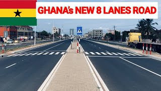 Wow..this new modern 8 lane road in Manet Spintex is putting Ghana on top of Africa