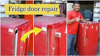 fridge door not closing properly Telugu/#workshoptelugu / fridge not repair