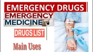 Emergency  Drugs || Emergency Medicine || High Alert Medication.