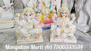 Lakshmi Ganesh marble Murti statue dipawali special 📲 7300333634 #lakshmi #laxmipuja #ganesh