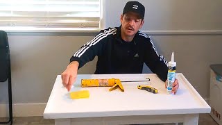 Soccer Coach Shows Some Caulking Tips