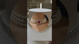 Simple elegant unique necklace designs set ✨#2024 new fashion trends #chokernecklaces #shortsvideo