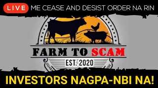 FARM TO MARKET SCAM INIREKLAMO NA SA NBI ⛔ SEC NAGLABAS NA RIN NG CEASE AND DESIST ORDER