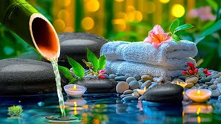 Relaxing Piano Music, Beautiful Peaceful, Calm Music, Meditation, Nature Sounds, Bamboo Water Sounds