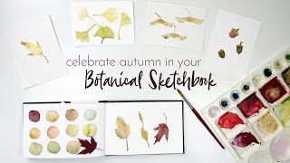 Celebrate Autumn in Your Botanical Sketchbook