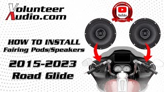 How to Re-Install Fairing Speakers / Pods in a 2015-2023 Harley Davidson® Road Glide