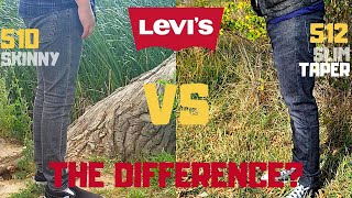 Levis 510 VS 512 REVIEW! Skinny Fit VS Slim Taper Jeans for Men! (The Difference?) (2020)