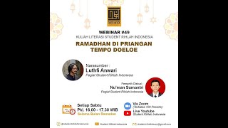 WEBINAR #49 | Ramadhan di Priangan Tempoe Doeloe