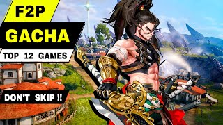 Top 12 Best F2P GACHA GAMES Android & iOS (FREE TO PLAY FRIENDLY) SSR Heroes Guaranteed