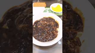 First time to eat Jajangmyeon (Black Bean Noodles korea 2024 #shortvideosonyoutube