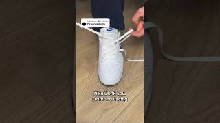 This is How to Lace your Nike Dunk Lows! ⬇️ #nike #sneakers #tutorial #shoelaces