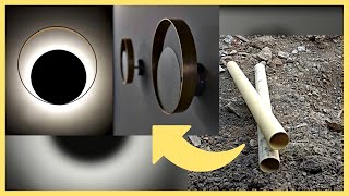 🔴Transforma tu espacio con un toque de luz🏮Crea espectaculares lámparas de pared con tubos de PVC🪔