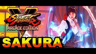 SFV AE Sakura  (Season 3 ) - Techniques, combos and reset