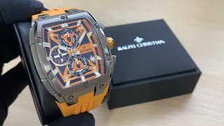 Men's black Ralph Christian watch The Polaris Chrono - Gold / Burnt Orange 42,5MM