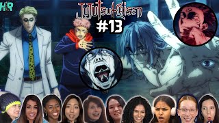 [Girls React] YUJI/NANAMI vs MAHITO!!😱🔥 Jujutsu Kaisen Episode 13 Reaction Mashup | 呪術廻戦 海外の反応