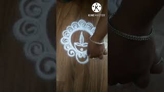 🪔दिवाळीला काढायला सुंदर रांगोळी |🌼Free Hand Rangoli | Sanskar Bharti Rangoli Designs|#shorts #diya