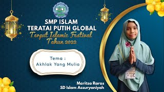 Akhlak Yang Mulia l Maritza Raras l SD Islam Assuryaniyah #terputislamicfestival