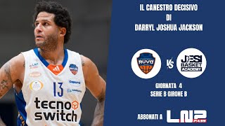 Tecnoswitch Ruvo di Puglia vs General Contractor Jesi : il canestro decisivo di Darryl Jackson