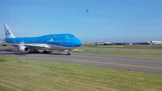 Two Queens of the Sky op Schiphol Airport