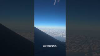 Beautiful Sky View at 30000ft Air india Express 😱✈️ #flight #airindia #shortvideo #trivandrum