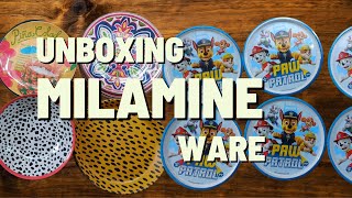 Unboxing and Inspecting Melamine Plates Ware