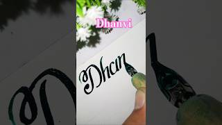 Beautful name writing #shorts #dhanvi #song #bollywood #love #music #newsong #viralvideo #penname