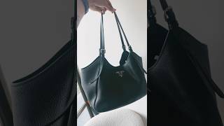 Prada Vitello Daino Grained Leather Tote Bag | Nero | Black