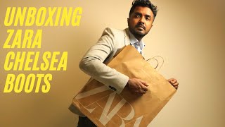 Unboxing Zara Chelsea Boots | Zara Fashion Haul 2022 | Chelsea Boots