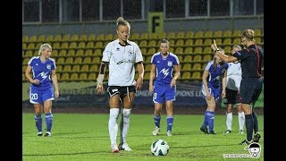 Gintra Universitetas - Klaksvikar 2:0 Womens Champions League 2014 UEFA  Ana Alekperova Goals!