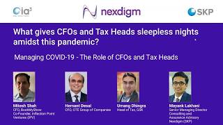 Virtual Panel Discussion - Managing COVID 19 – The Role of CFOs and Tax Heads