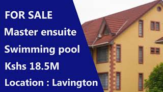 3 Bedroom Apartment, Master Ensuite, FOR SALE - Lavington, Nairobi