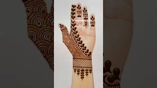 Easy Front-Hand Mehndi Design| #sunithasmehndiart #easymehndi #shorts #trending #henna #mehndidesign