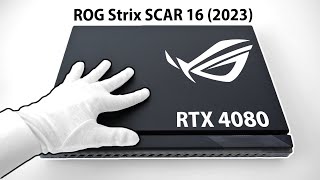 ROG Strix SCAR 16 Unboxing - RTX 4080 Gaming Laptop (The Last of Us, Resident Evil 4)