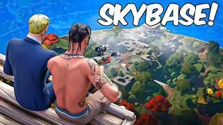 HULLU *SKYBASE* OG FORTNITESSA!