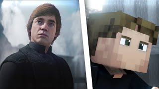 Luke's Battlefront Cutscene Remade in Minecraft Blender