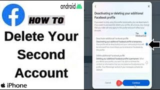 How To Delete Additional Profile On Facebook || Full Guide