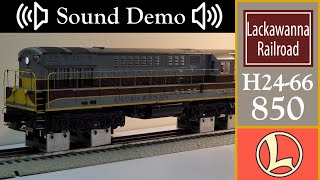 Lionel 6-18375, H24-66 Lackawanna Trainmaster Sound Demo