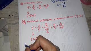 MATERI TEGANGAN,REGANGAN,MODULUS YOUNG,RANGKAIAN PEGAS