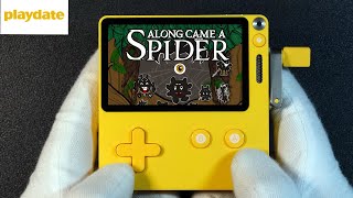 Along Came A Spider Panic Playdate Handheld Gameplay