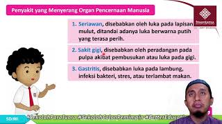 Pembelajaran IPA BAB 3 Tentang Penyakit Yang Menyerang Saluran Pencernaan
