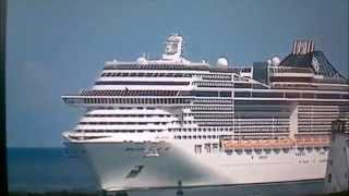 MSC Divina - Arrival Nassau (Movie) - 2015-04-17