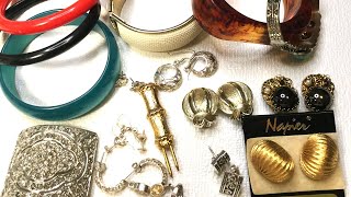 SMALL SHOP GOODWILL STERLING + EBAY Jewelry Unboxing Unbagging Unjarring for Resale Poshmark Youtube