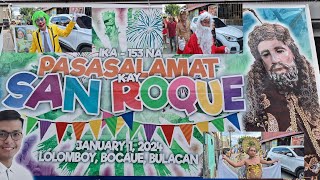 ika-153 na pasasalamat kay SAN ROQUE ,January 1 2024 lolomboy bocaue bulacan.