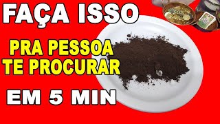 SIMPATIA DO CAFÉ PARA ELE FICAR LOUCO POR MIM FÁCIL E RÁPIDO - VOLTA EM 5 MINUTOS